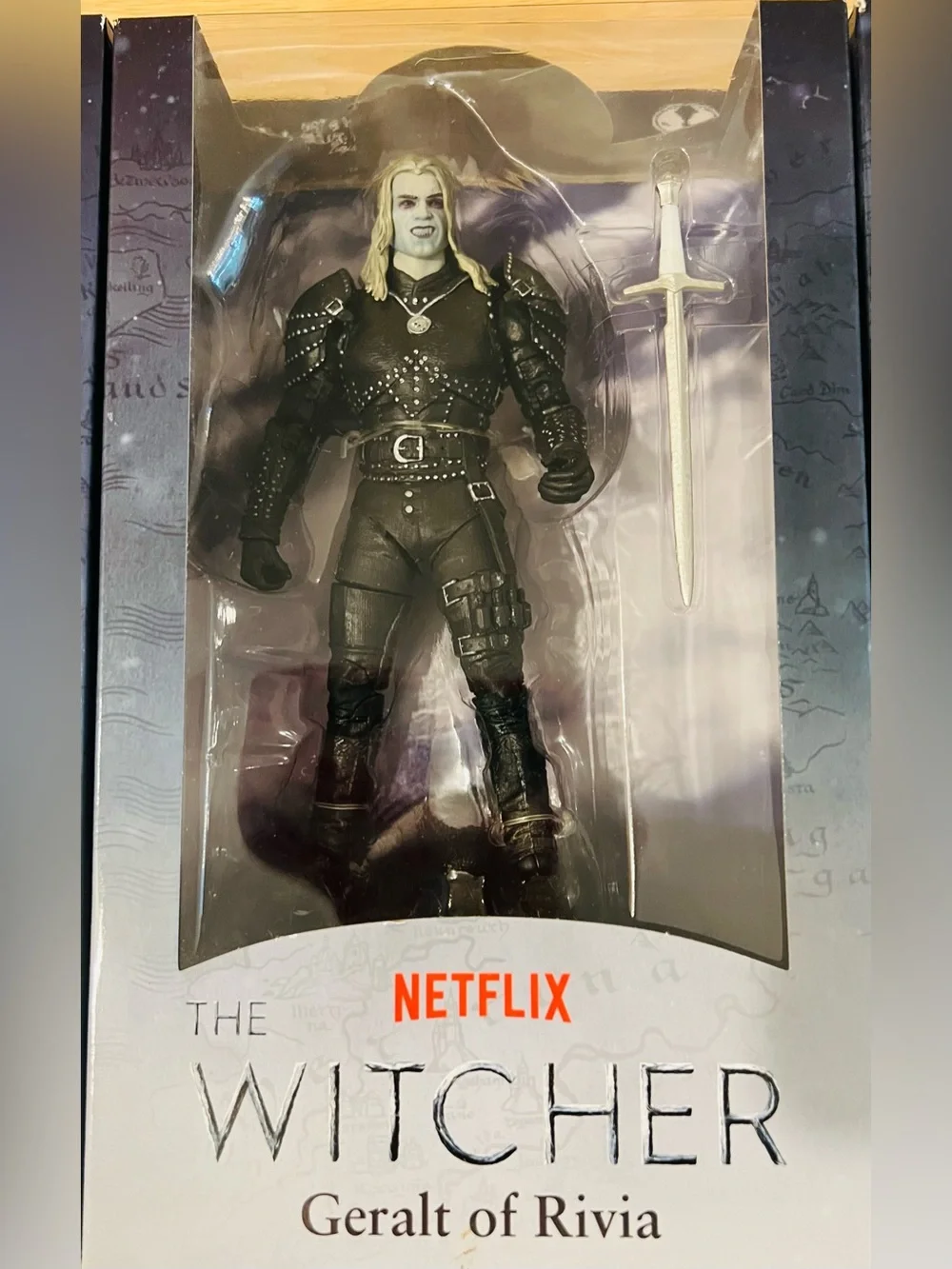 McFarland Toys The Witcher Set of 3 Figures, Geralt, Ciri, Jaskier, 2022